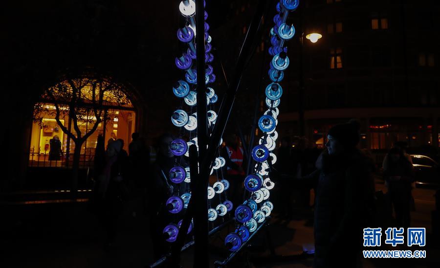 （国际）（3）灯光艺术扮靓伦敦街头